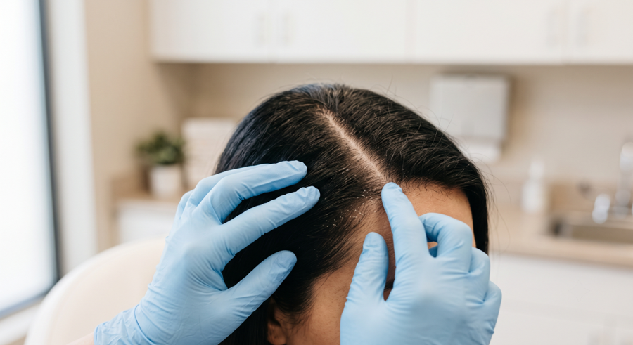 Dandruff scalp treatment guide at Lumea Aesthetics
